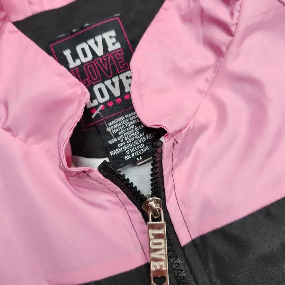 Love Tree Good Vibes Long Raincoat Jacket - Picture 3 of 5